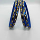 Blue single line Kundan Bangles-Set Bangles-MATSYA BOUTIQUE-2.4-MATSYA BOUTIQUE