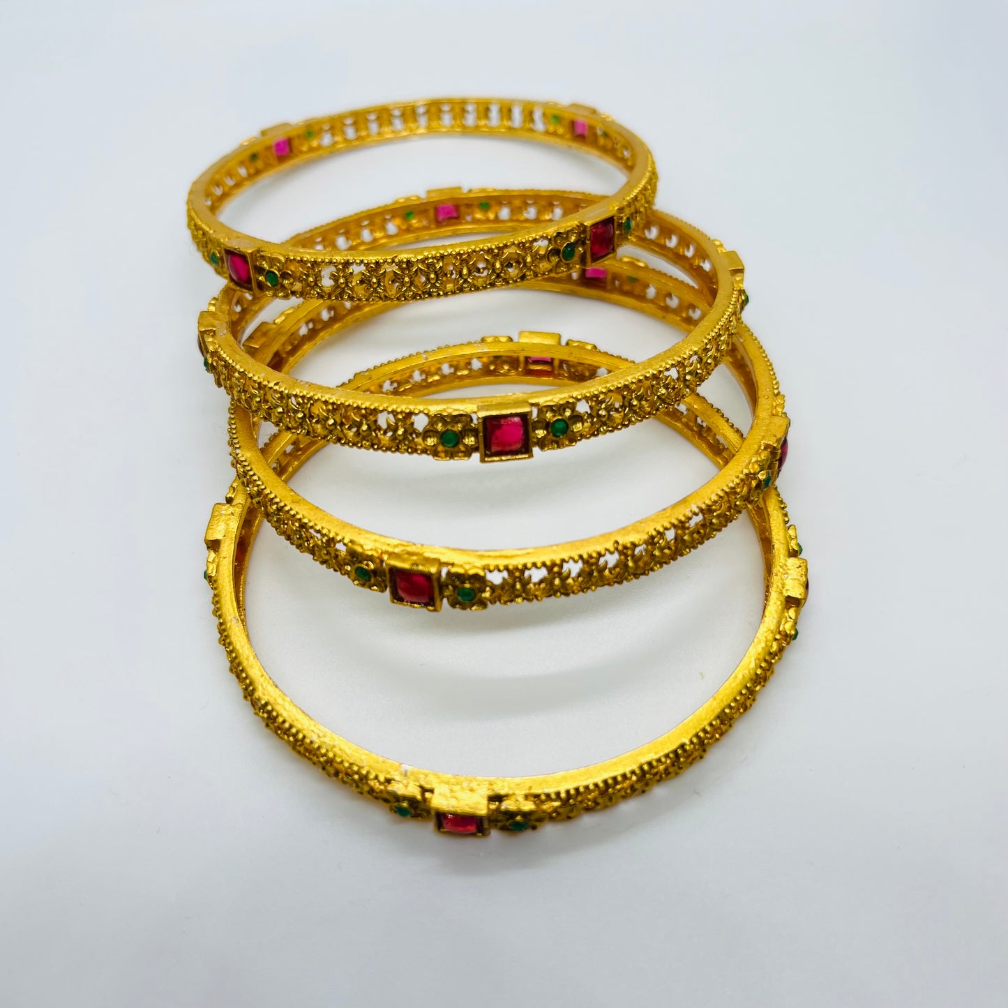 Golden Flower-Designer Bangles-MATSYA BOUTIQUE-2.2-MATSYA BOUTIQUE