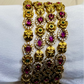 Ruby Golden Bangles-Designer Bangles-MATSYA BOUTIQUE -2.4-MATSYA BOUTIQUE