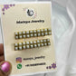 Pearl white alligator clip-Alligator clips-MATSYA BOUTIQUE-MATSYA BOUTIQUE