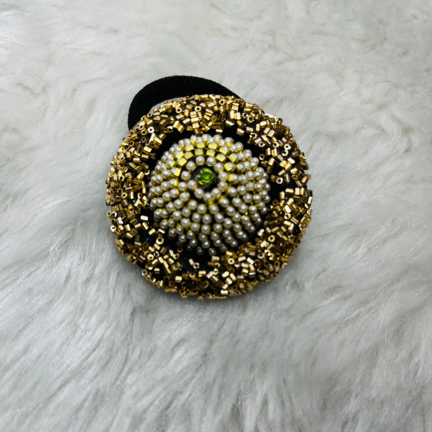 Golden Pearl Hairband-Hairbands-MATSYA BOUTIQUE-MATSYA BOUTIQUE