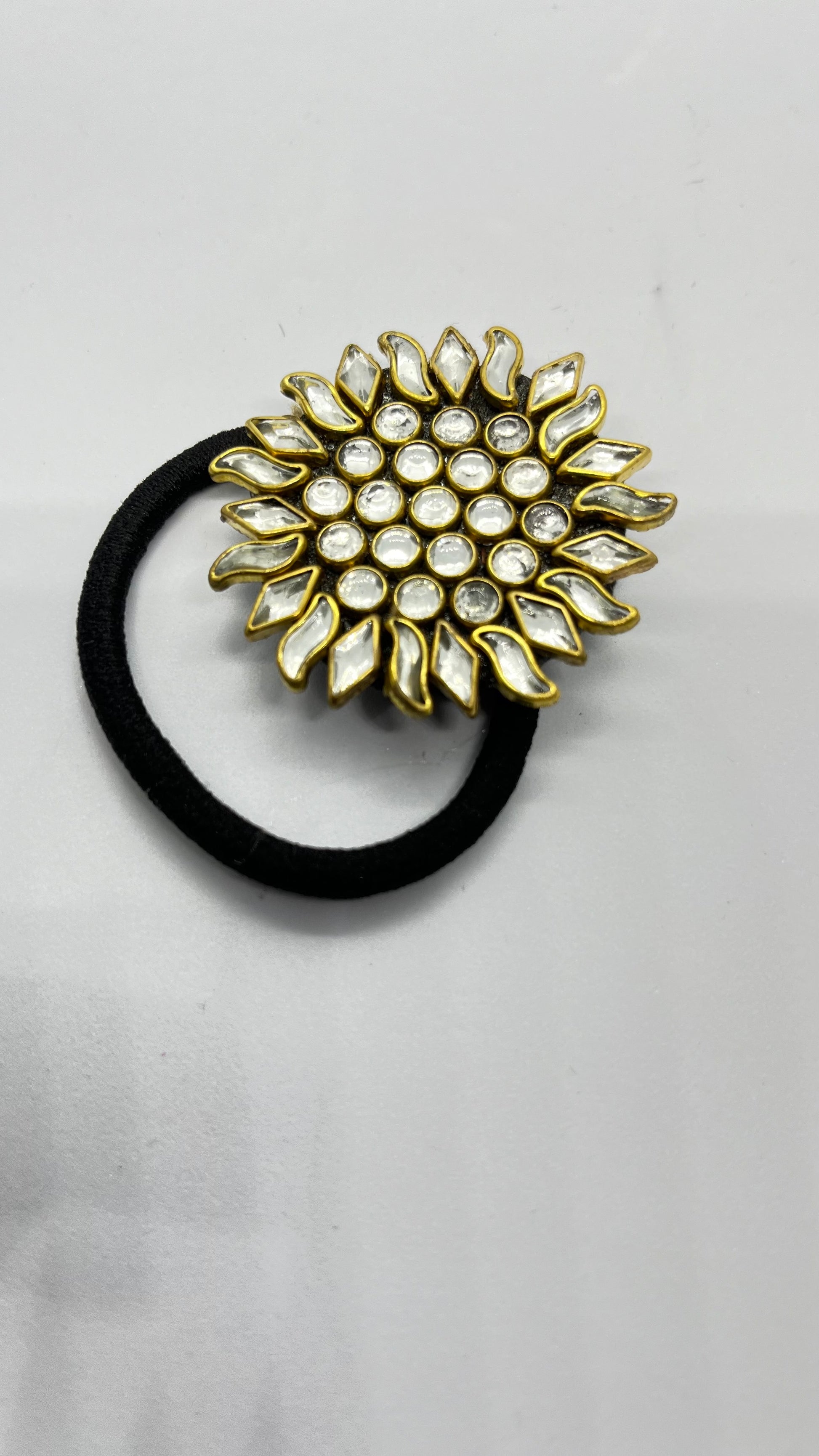 White floral flower-Hairbands-MATSYA BOUTIQUE-MATSYA BOUTIQUE