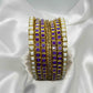 Purple Pearl Set-Set Bangles-MATSYA BOUTIQUE-2.4-MATSYA BOUTIQUE