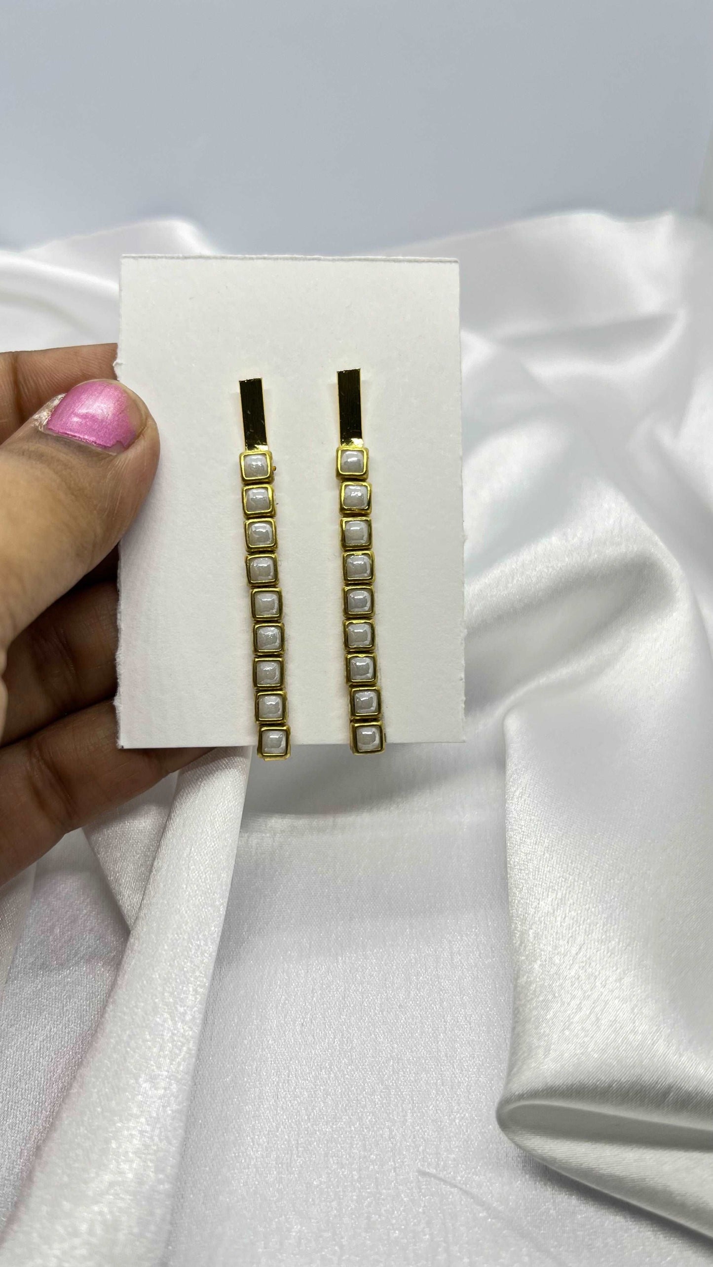 Square Pearl hair pin-Hair pins-MATSYA BOUTIQUE-MATSYA BOUTIQUE