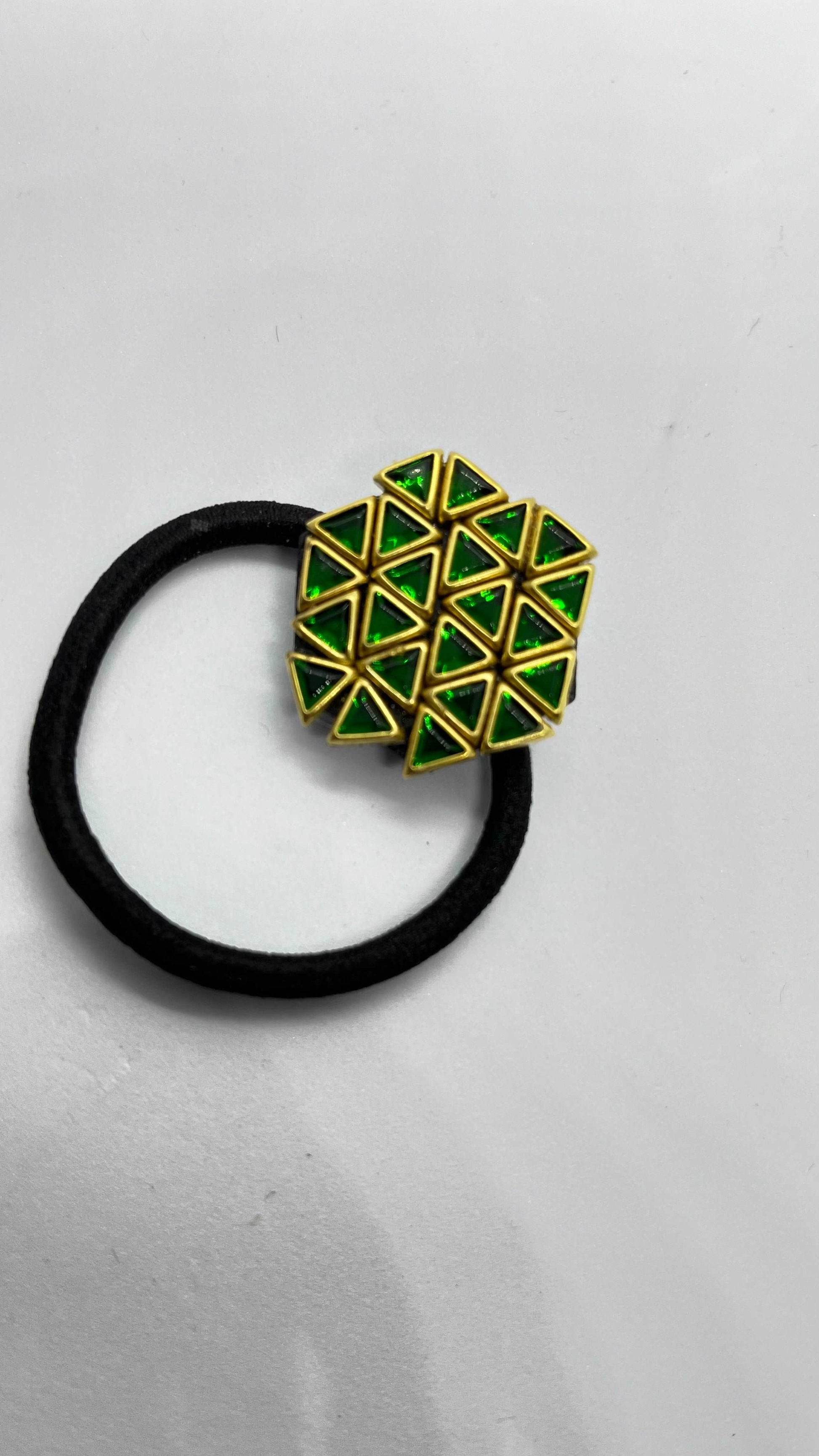 Green triangles-Hairbands-MATSYA BOUTIQUE-MATSYA BOUTIQUE