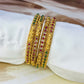 Majestic Ruby Green-Designer Bangles-MATSYA BOUTIQUE -2.4-MATSYA BOUTIQUE