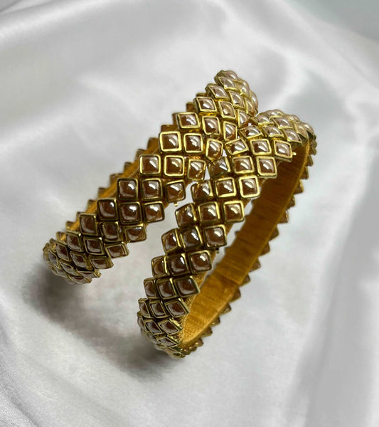 Ceramic Gold Kada - MATSYA BOUTIQUE