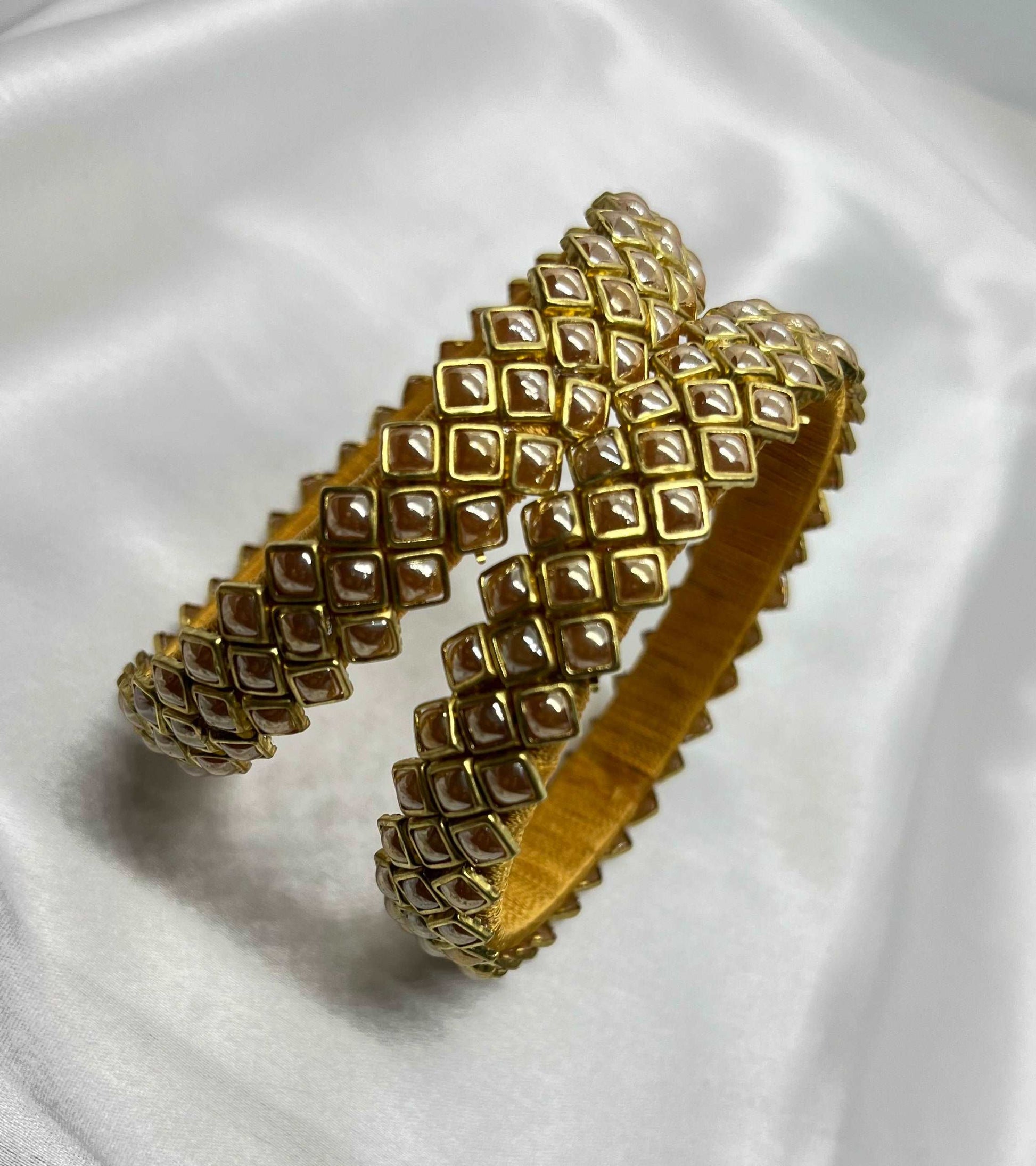 Ceramic Gold Kada