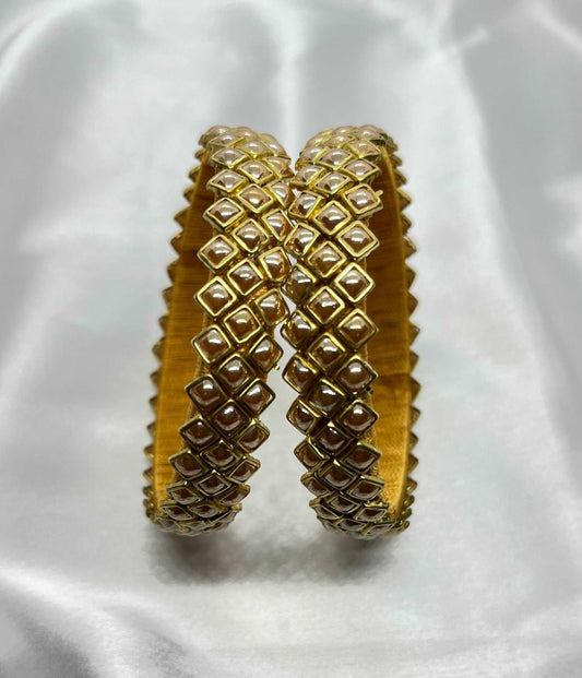 Ceramic Gold Kada - MATSYA BOUTIQUE