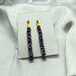 Dark blue square hair pin