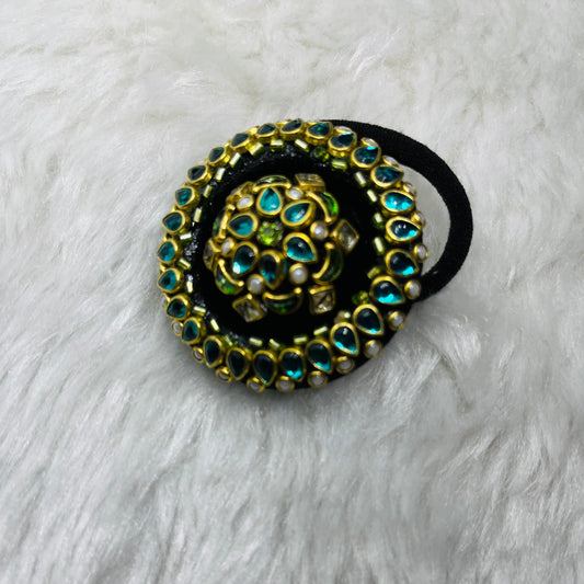 Blue Gold Hairband - MATSYA BOUTIQUE