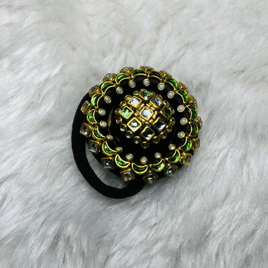 Green and Gold Hairband