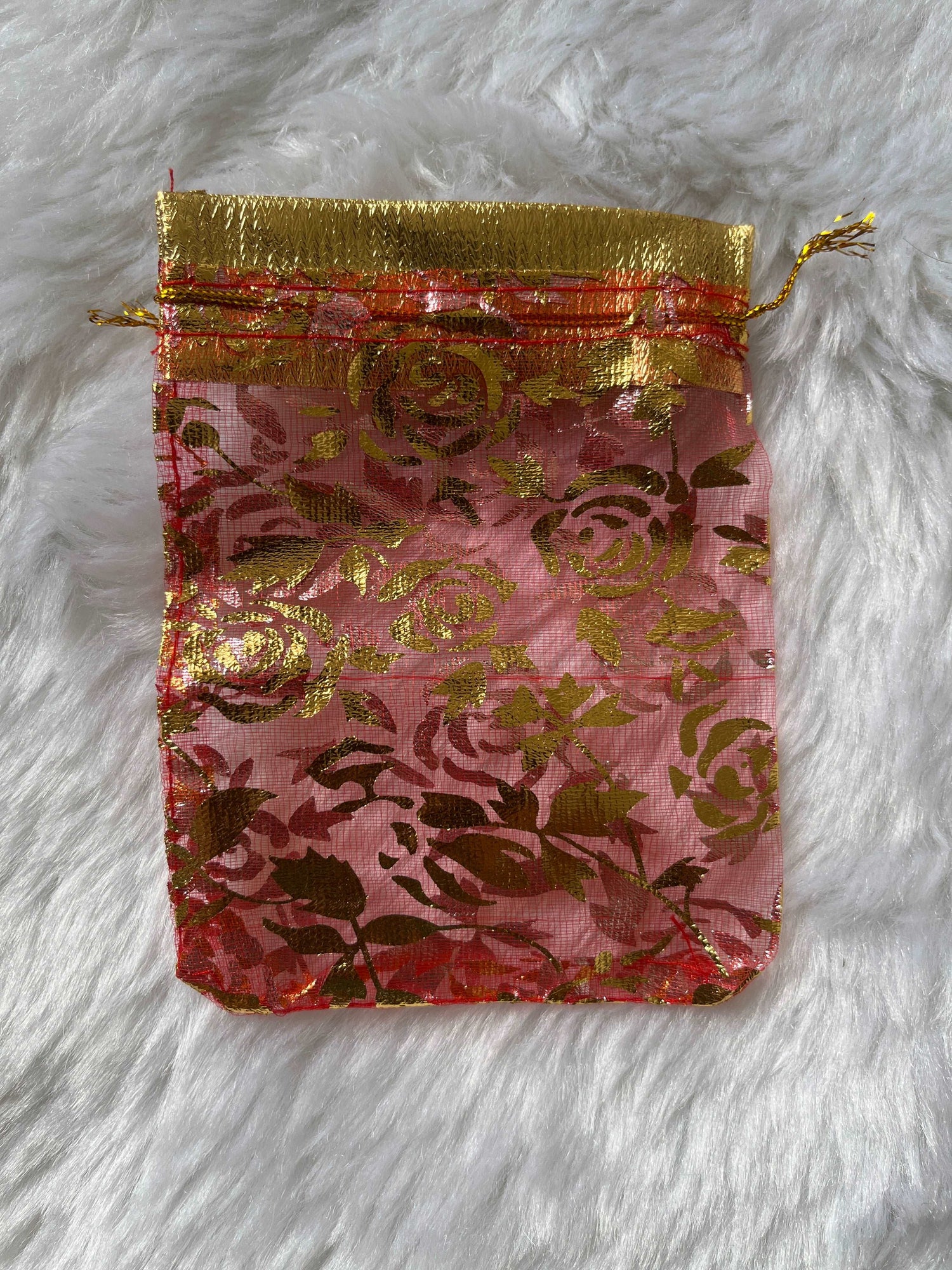 10x13cm Organza Potli - MATSYA BOUTIQUE 