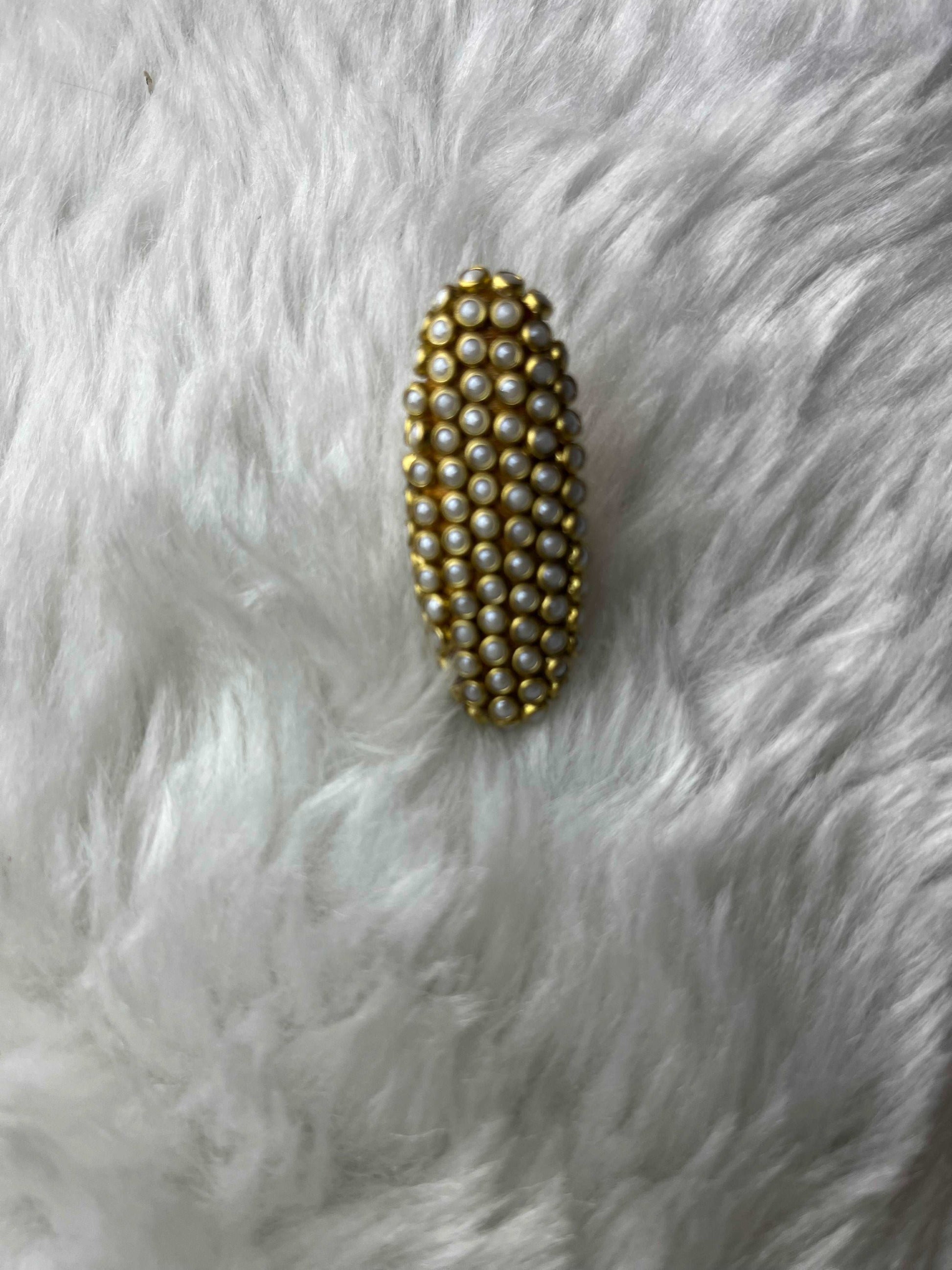 Pearl Saree Brooch-Saree Brooch-MATSYA BOUTIQUE-MATSYA BOUTIQUE