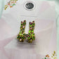 Pink n green 3D alligator clip-Alligator clips-MATSYA BOUTIQUE-MATSYA BOUTIQUE