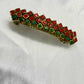 Red and Green Matte Finish Center Clip-Center Clips-MATSYA BOUTIQUE-MATSYA BOUTIQUE